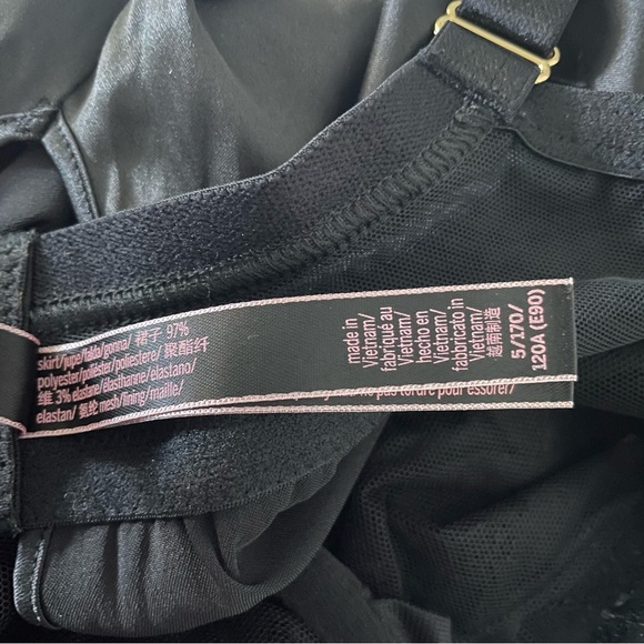 New! Victoria's Secret Lace Trim Teddy Babydoll Slip Dress Nightie 22881 - Picture 9 of 10